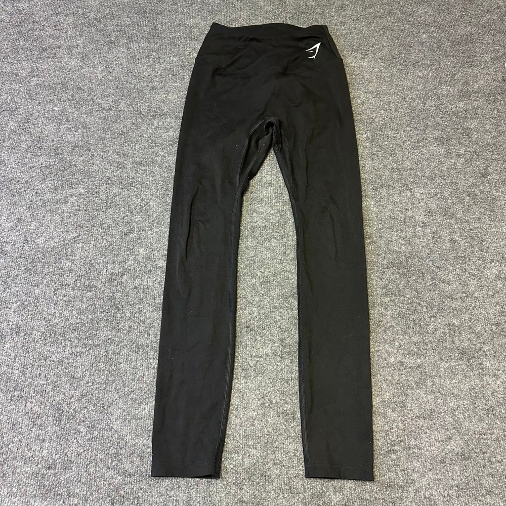Gymshark Leggings Womens Size XS Black High Waisted Slim Fit Athletic Yoga Pants